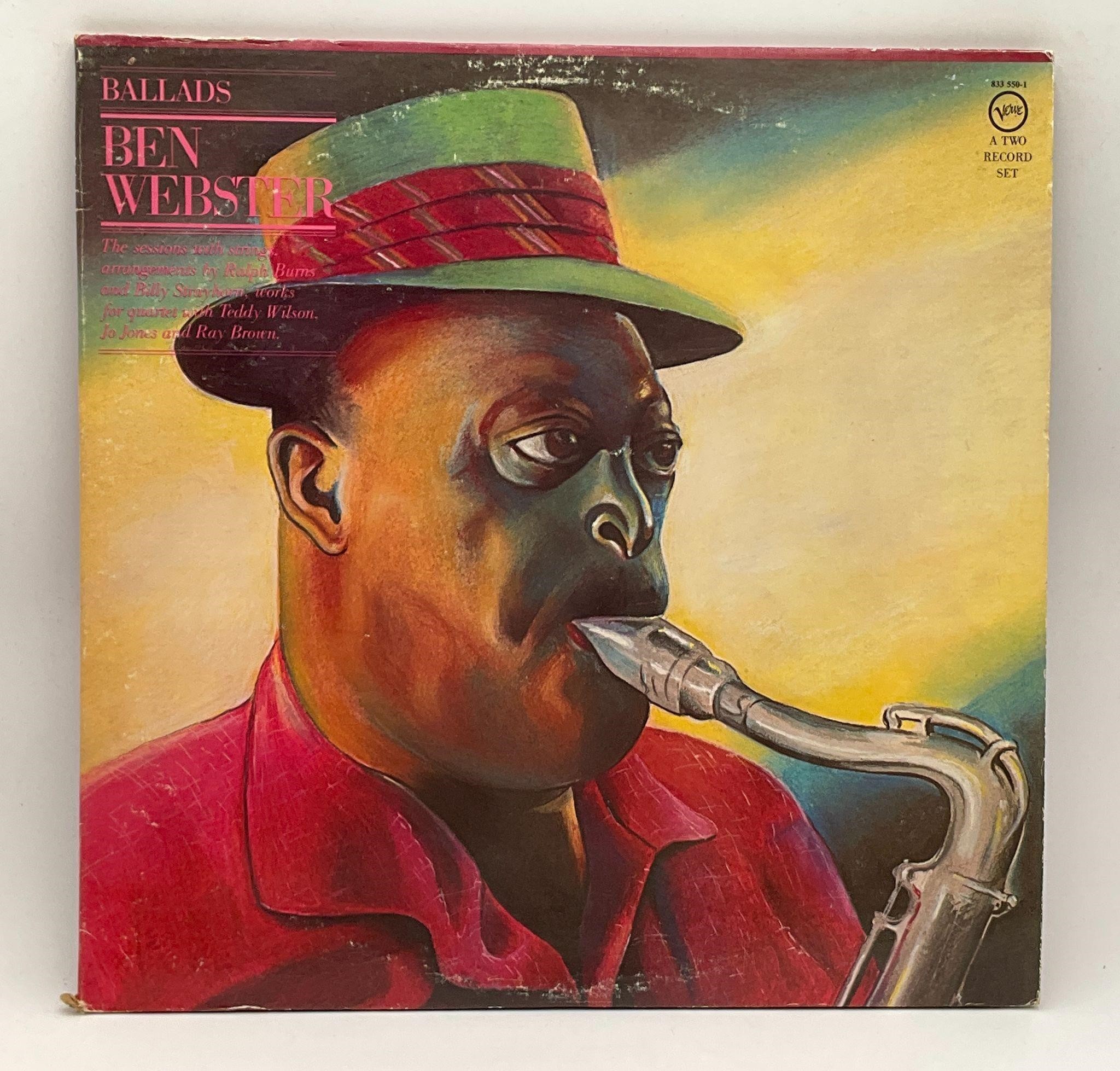Ben Webster "Ballads" Jazz 2 LP Album