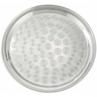 O3201 Stainless Steel Round Serving Tray 16