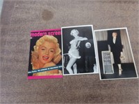 3 Marilyn Monroe Post Cards