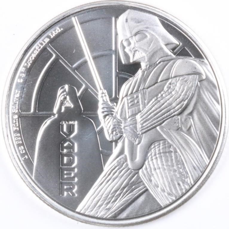 2022 Silver 1oz Darth Vader