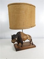 (1) Vintage Buffalo Lamp