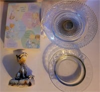 Glass Dish, Message Cards, Ashtray and Jackass