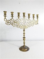 (1) Brass Menorah