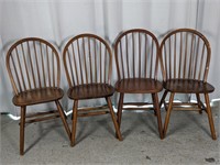 (4) Windsor Style Dining Chairs