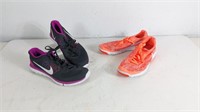 (2) Pair of Nike Running shoes