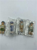 FAMOUS COLLECTABLE LITTLE PEOPLE X 4 NIP