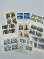 VINTAGE UNUSED MINT STAMPS CANADA LOT OF SHEETS