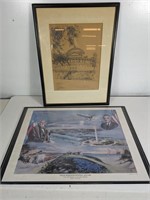Framed Artwork - Texas Sesquicentennial 1836-1896