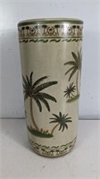 (1)  Ceramic Painted Vase