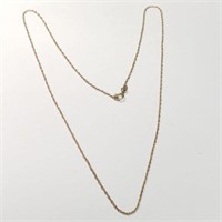 10K YELLOW GOLD 1.05G 19"  NECKLACE