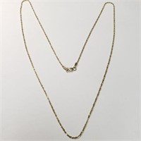 10K YELLOW GOLD 3.52G 20"  NECKLACE