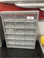 HARDWARE ORGANIZER WITH CONTENTS