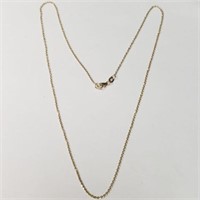 10K YELLOW GOLD 1.64G 17"  NECKLACE