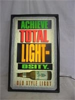 Old Style "Total Light-Osity" Lighted Sign