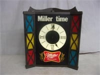 Vintage 'Miller Time' Lighted Clock