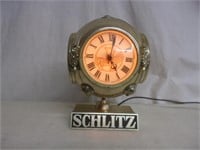 Vintage Schlitz Lighted Cash Register Clock - 1972