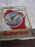 Budweiser / Wisconsin Wildlife Collector Mirror