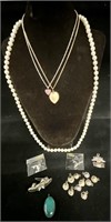 Vintage pearl necklace, vintage jewelry
