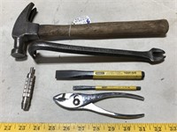 Stanley- Hammer, Pliers, Chisel, Prybar, Nail Set
