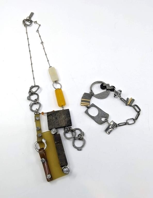 Necklace & Bracelet by Anne-Marie Chagnon