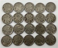 20pc Buffalo Nickels