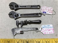 Adj. Wrenches- Scholler, C.B. Stilwell, etc.