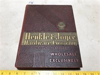 Henkle & Joyce Hardware Co. No. 38 Catalog -