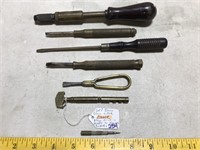 Brass- Screwdrivers, Multi Use Tools, Glass Cutter