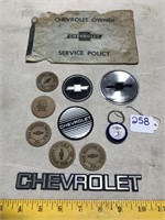 Chevrolet Emblems, Tokens, Keychain, etc.