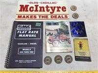 GMC Truck Manual, Ford Times, Chevrolet Tokens,