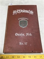 M.A. Disbrow & Co. No.17 Catalogue 17 - Omaha, Ne.