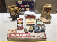 Cardboard Paint Signs, Rubber Gloves, Lysol,