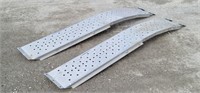 Pair of Aluminum 82" Long Loading Ramps 12" W