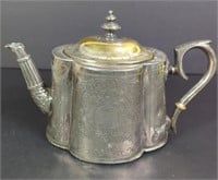 Antique WMF Germany SP and Brass Teapot