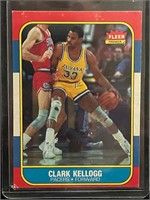 1986-87 Fleer Basketball # 58 Clark Kellogg