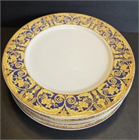 Lynn's Fine China Valetta Blue plates