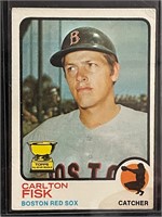 1973 Carlton Fisk Topps All Star Rookie Card #193