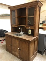 Primitive hutch with sink