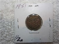 1951 Canada penny