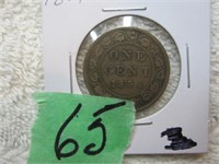 1894 Canadian penny V.G.