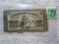 1900-.25 cents Dominion of Canada