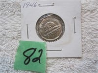 1946 Choice uncirculated Canadian 5 cent