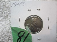 1943 Brilliant Uncirculated U.S. steel cent