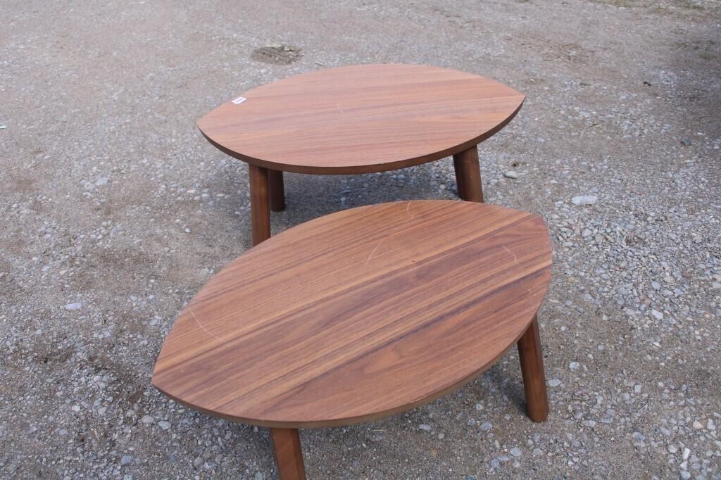 Ikea Walnut End Tables / Sweden