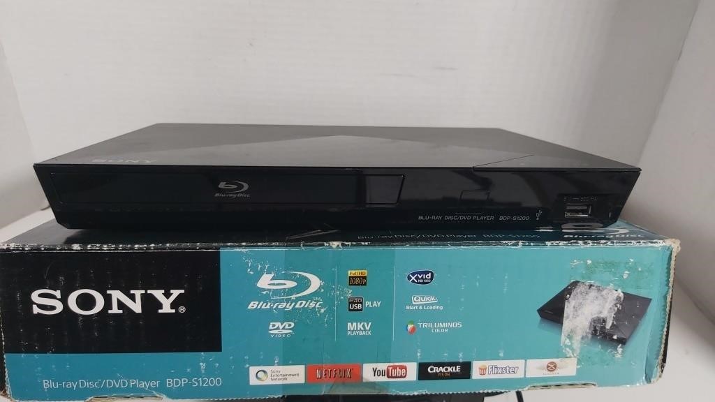 Sony Bu-Ray DVD player (Model BDP-S1200)