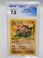 Graveler CGC Graded 7.5 Near Mint Pokémon Card
