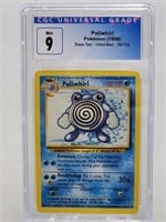 Poliwhirl CGC Graded 9 Mint Pokémon Card