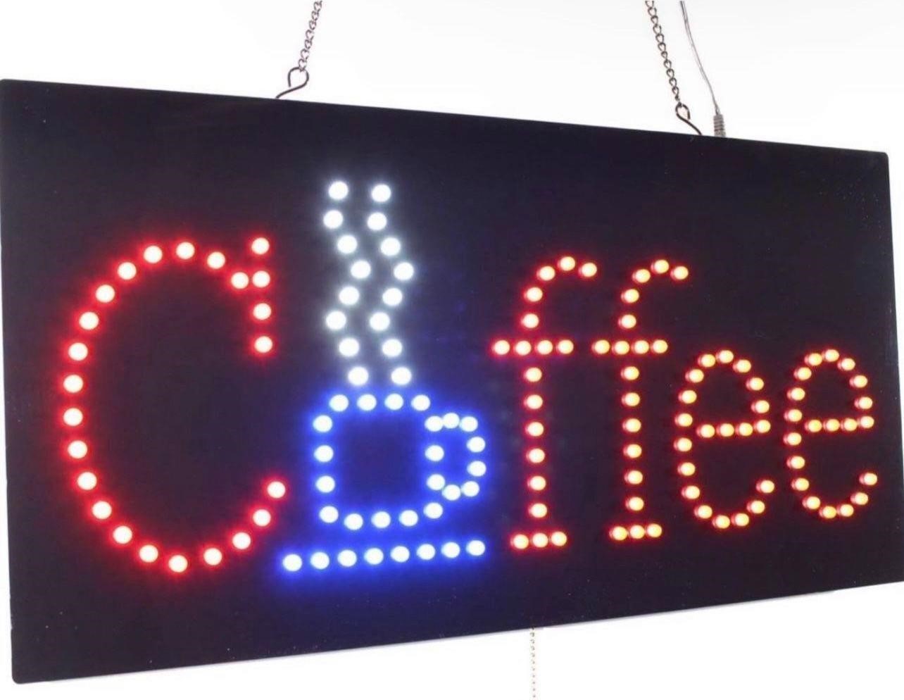 Coffee LED Sign Neon Store Front