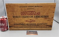 Western Ammo Wood Box