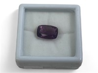 6.85CT 14x10 Cushion Purple Fluorite